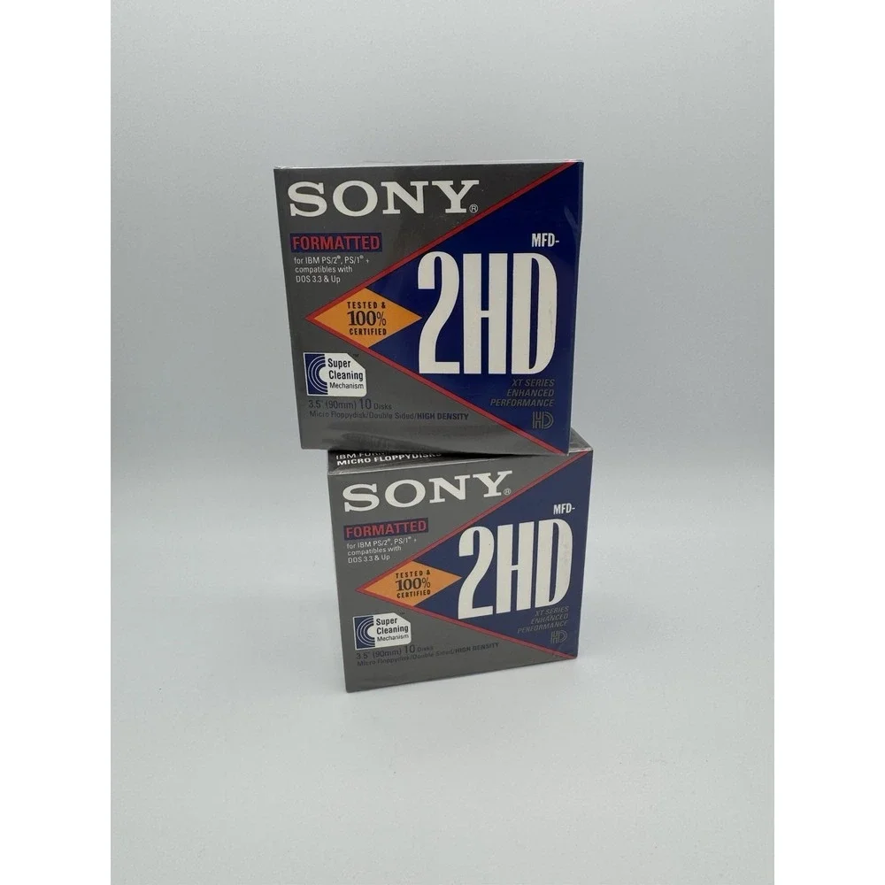 New 2ct 10 Pack SONY 3.5